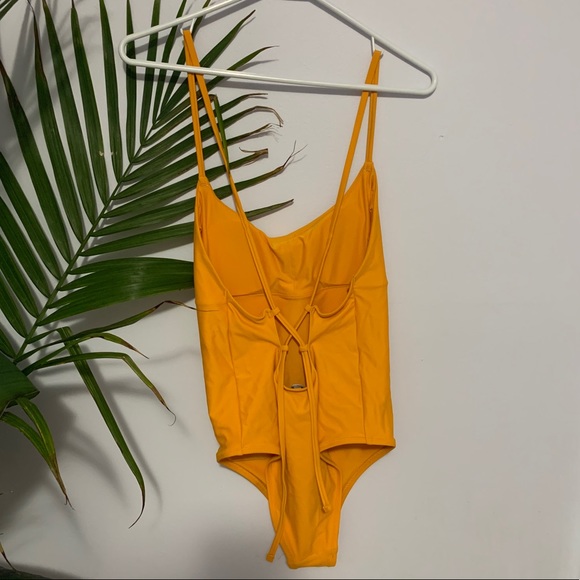 NWT AERIE STRAPPY BACK ONE PIECE SWIMSUIT - Picture 4 of 6